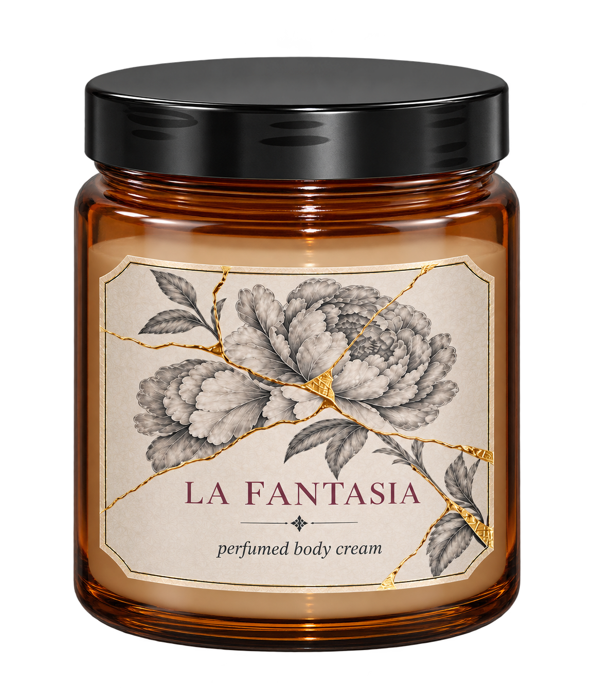 LA FANTASIA — Body cream jar with lid